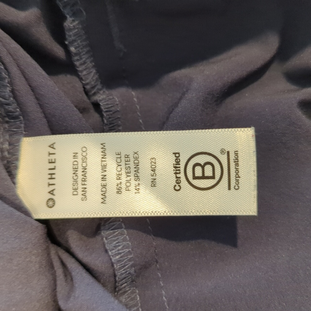 Athleta Aspire Pants Navy Blue 4P EUC - Picture 5 of 12